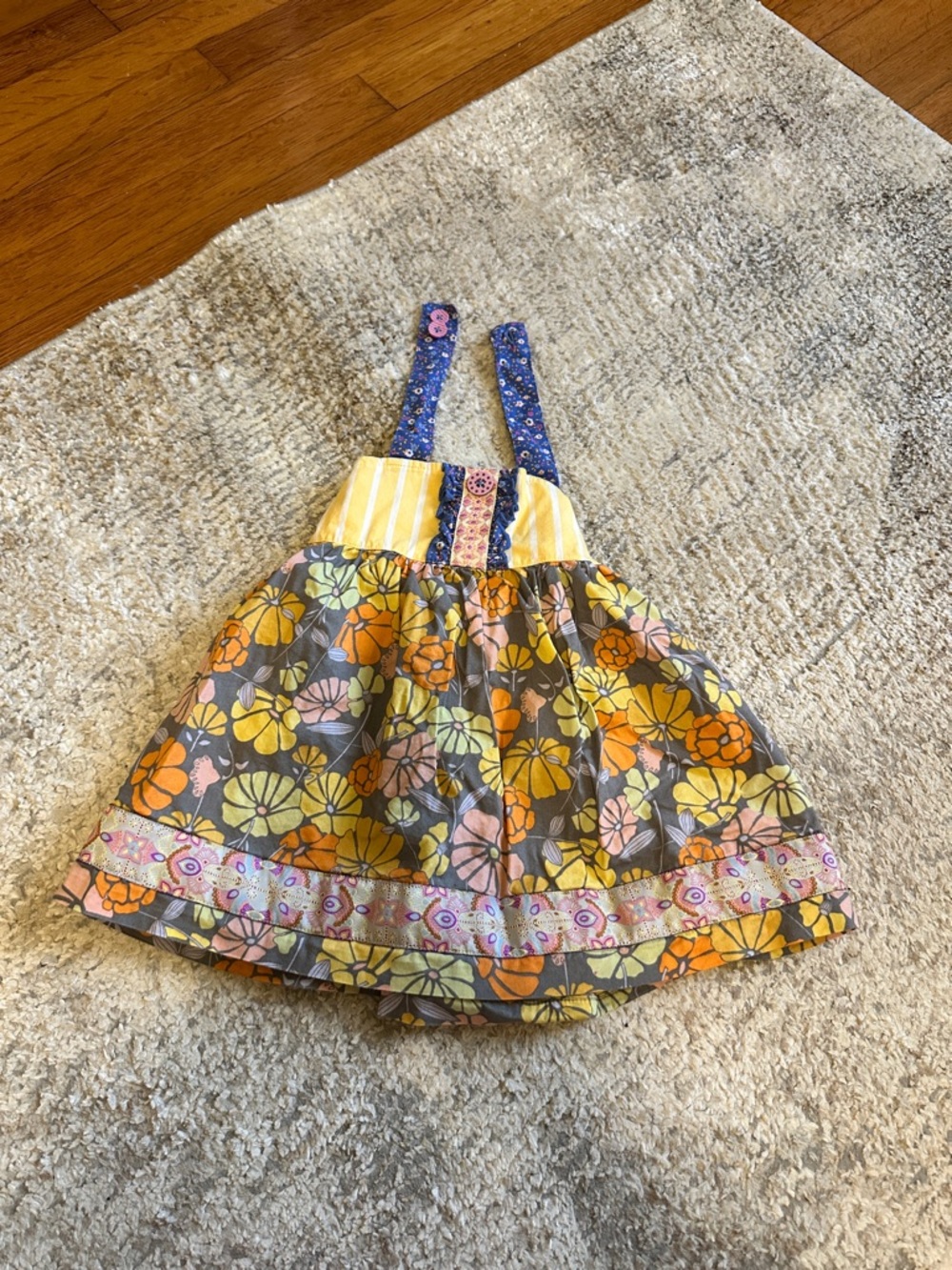 Matilda Jane Yellow and Blue Floral Sundress